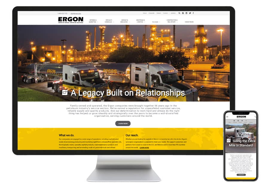 Ergon, Inc. Home Page